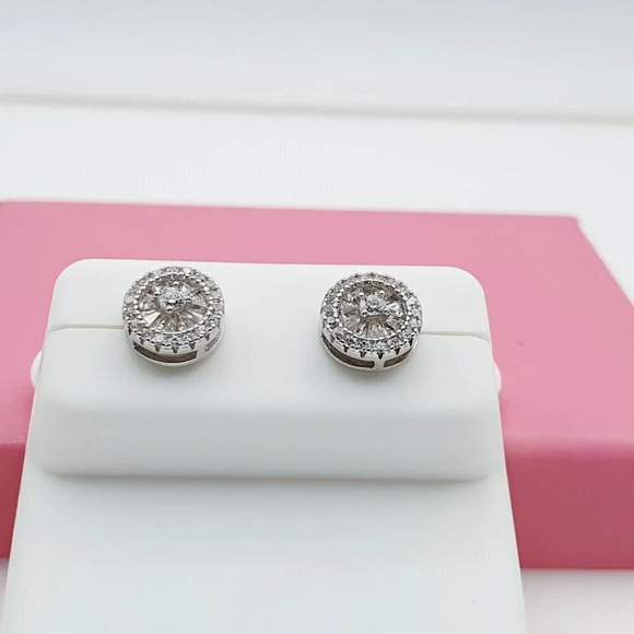 "925 Sterling Silver Cubic Zirconia Earrings, U19254594 - Picture 11 of 11